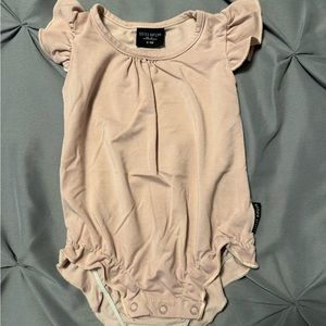 Little Bipsy Pink Ruffled Onesie